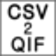 Icon of program: CSV2QIF