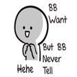 Icon of program: BB Never Tell Sticker